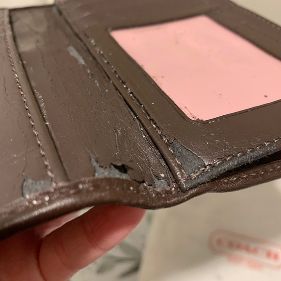 Vintage Coach Soho Brown Leather Wallet - Picture 12 of 12